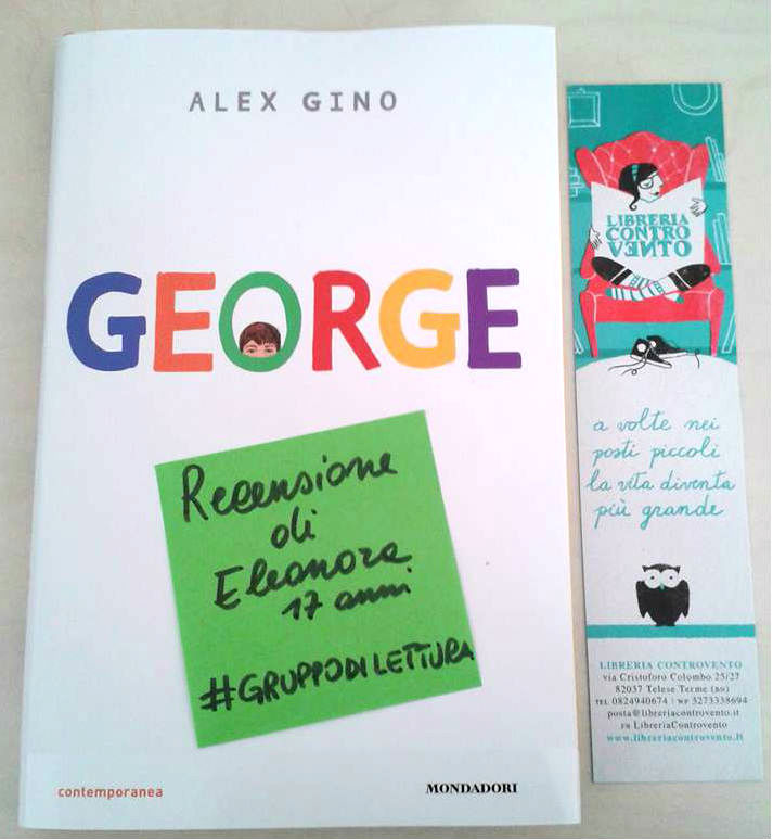 George Alex Gino recensione di Eleonora libreria Controvento